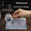 Whiskey Ice Cube Tray Silicone Ice Mold for Large Ice Balls Cubes Flexible Easy Release BPA-Free Dishwasher Safe Ice Cube Maker for Cocktails Home