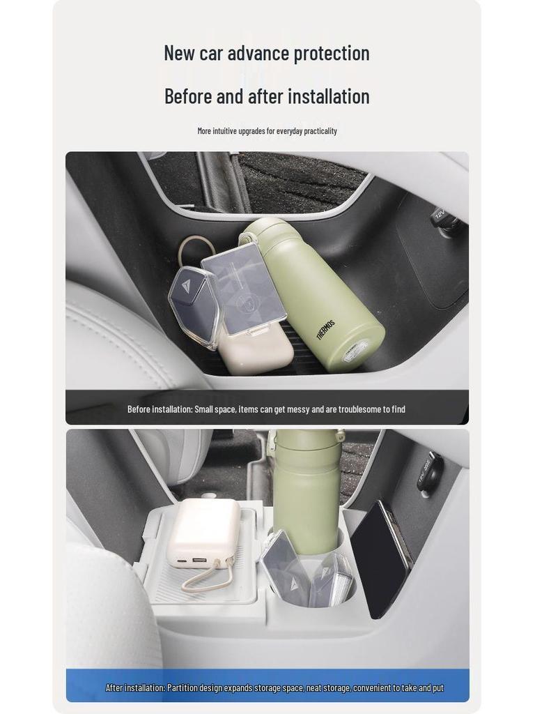Changan Deepal S09 Silicone Center Console Storage Box - Car Interior Accessory