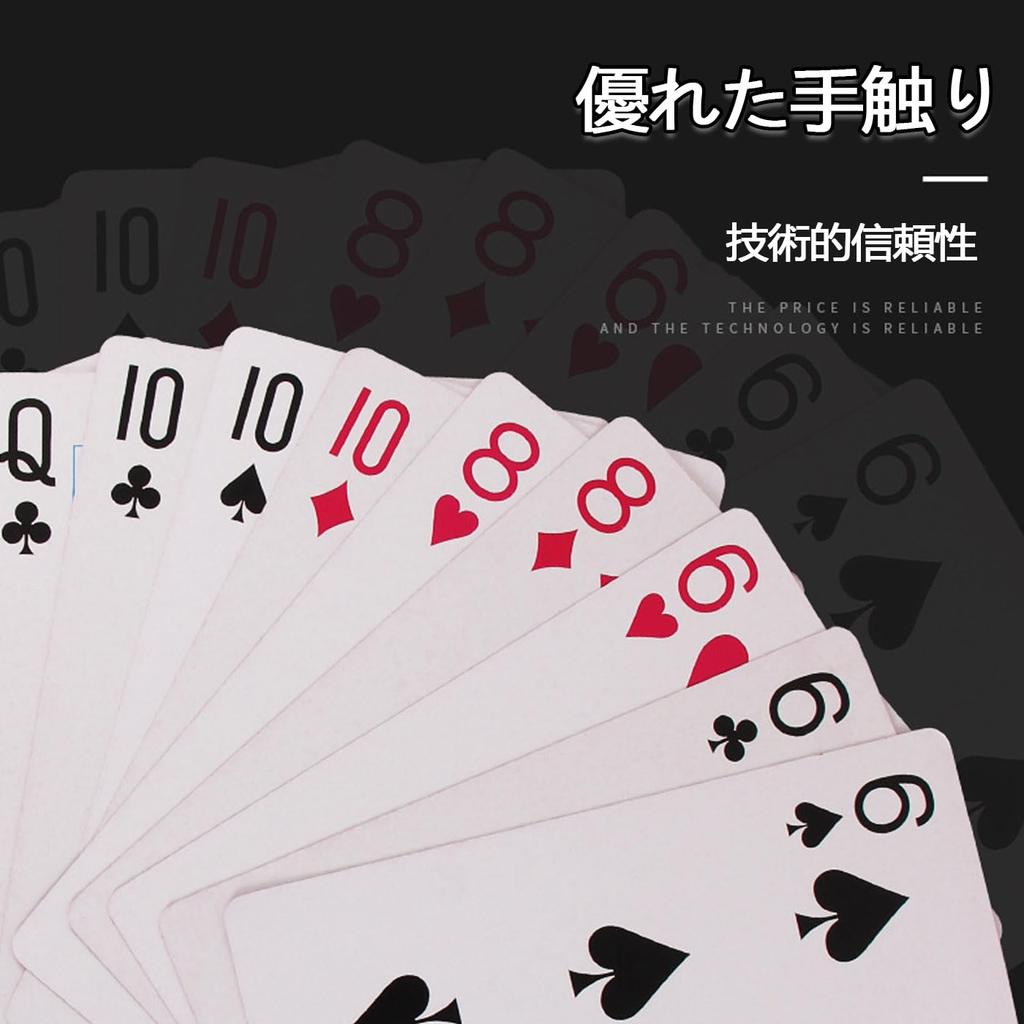 Ginhkok Duże do Gry 4x 17cm x Idealne do Magii Kart Jumbo i Kart Rozrywkowych, Rozmiar, 12cm, Gry, Imprezy, Sztuczki, Gry,