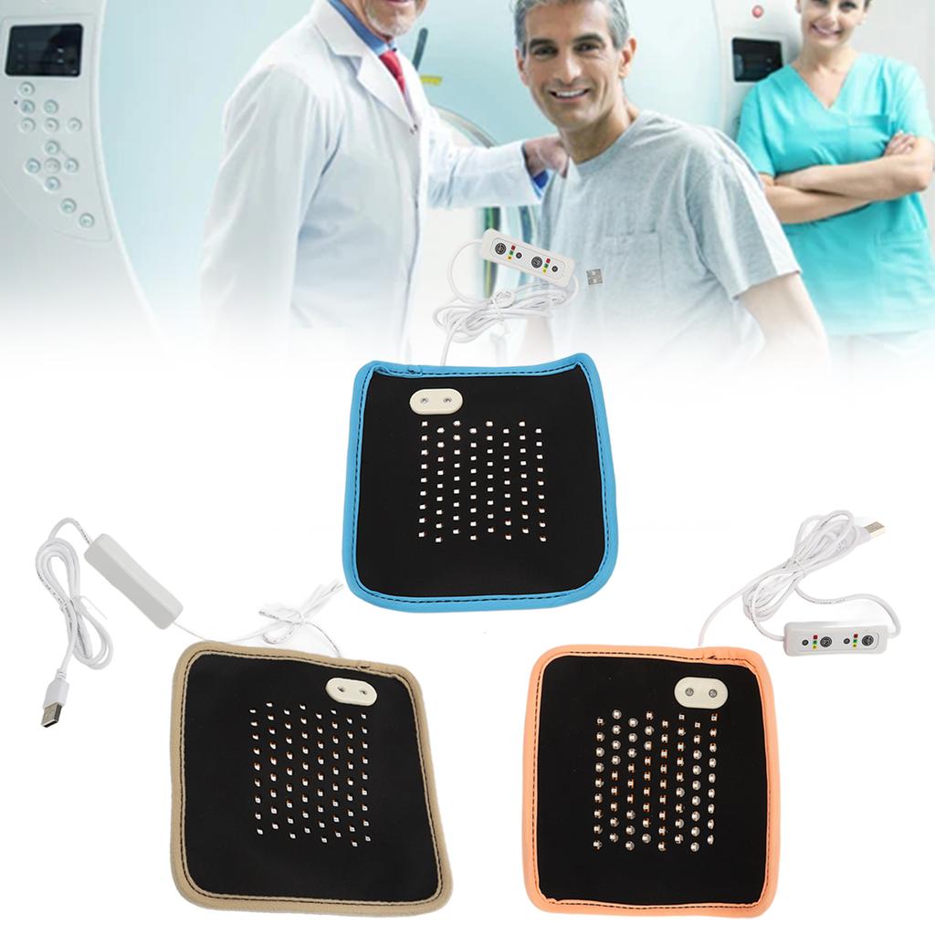 72 Light Chips Prostate Physiotherapy Pad Infrared Light Promote Circulation Treatment Pad for Belly