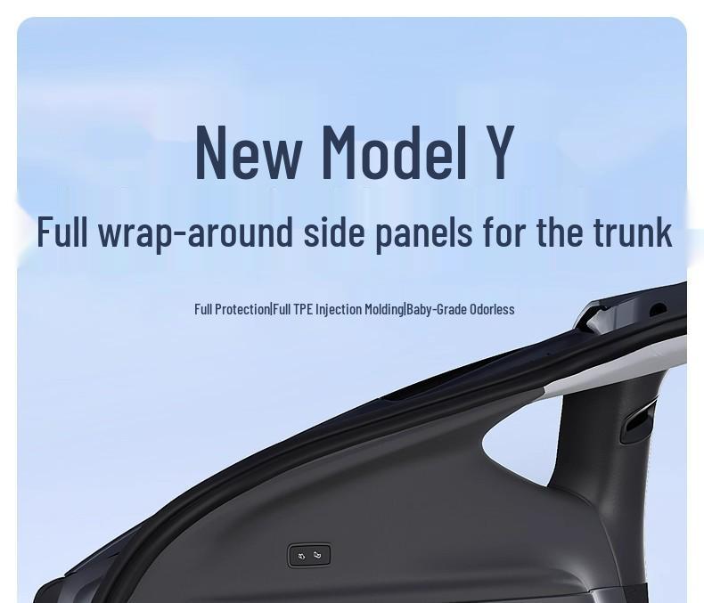 Tesla Model Y Trunk Side Panel Felt Cover