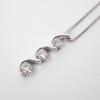 [Used] K18WG Diamond Pendant/Necklace/j55-44