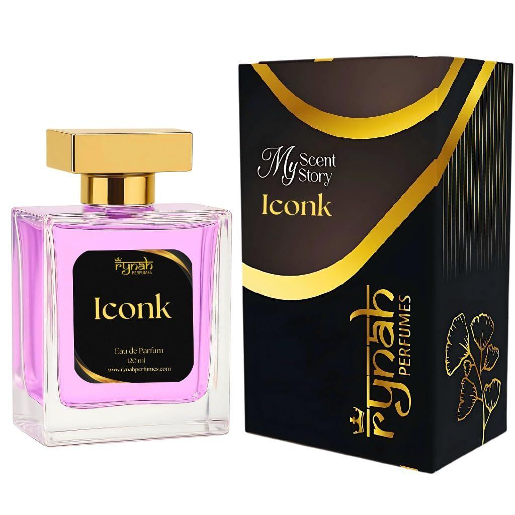 

Rynah Perfumes: Iconk 120 ml Eau de Parfum for Men – Woody Earthy Citrusy Fruity Fragrance 120ML