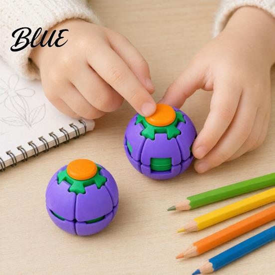 Rotating Ball Toy 3D Printed Press Toy Stress Anxiety Relief Fidget Spinner