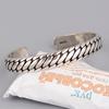 Simple Textured Exquisite Metal Men Cuff Bangle Korean Style Bracelet Man Bangle Fashion Jewelry