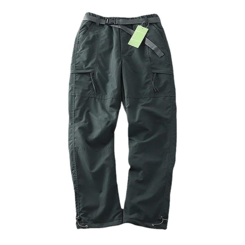Erkek Outdoor Su Geçirmez İnce Saldırı Pantolonu, Rüzgar Geçirmez Çok Cepli İş Pantolonu, Spor Yürüyüş Hızlı Kuruyan Pantolon