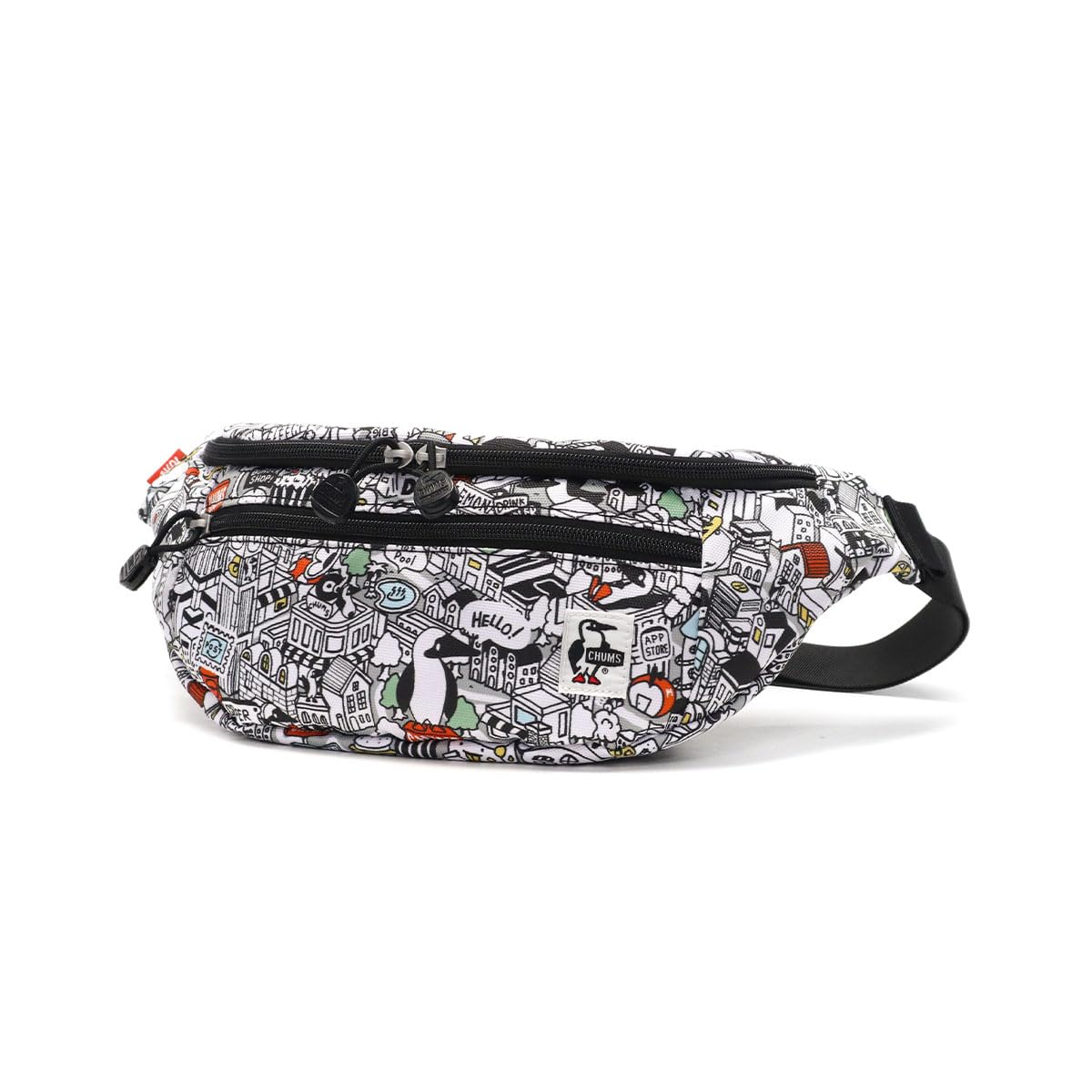

Упаковочный органайзер Recycle Small Waist Pouch City [Chums]