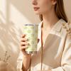 591ml Car Tumbler Minimal Star Element Straw Cup Gift Cup 20oz Car Straw Cup Hot Cold Cup Tumbler With Lid