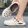 Summer new breathable non-slip sandals men's travel slippers seaside beach shoes comfortable bag head hole shoes