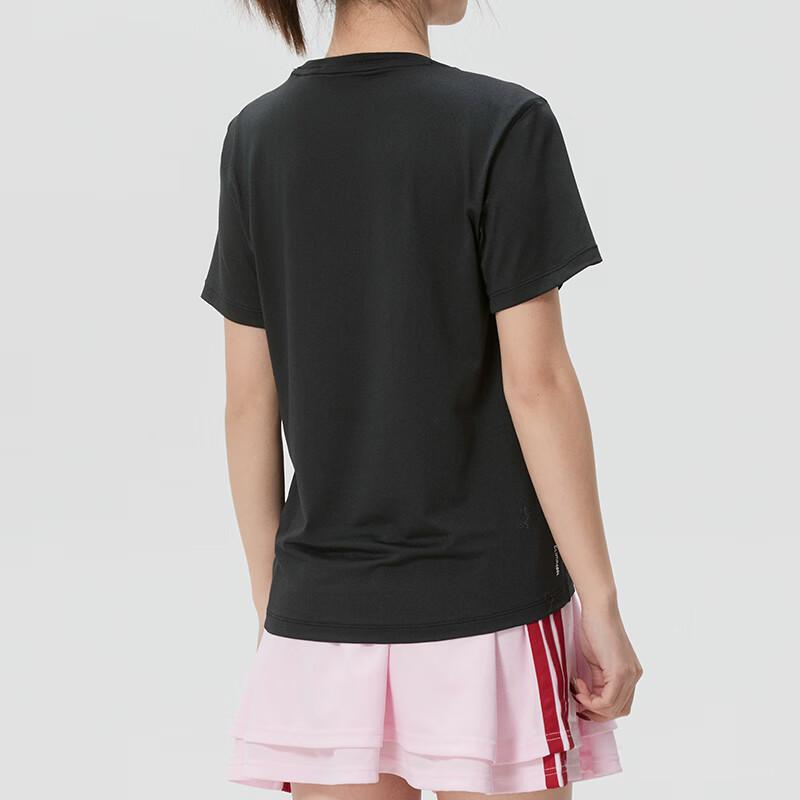 adidas Breathable Round Neck Sports Short Sleeve Running T-Shirt Women Tops KU8737