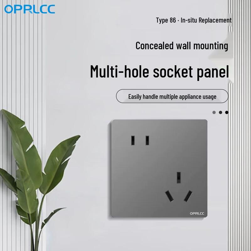 OPRLCC Type 86 Wall Outlet Panel
