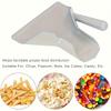Commercial-Grade French Fry And Popcorn Shovel, Heat-Resistant Plastic Server, Non-Slip Nut And Snack Shovel, Restaurant French Fry Dispenser