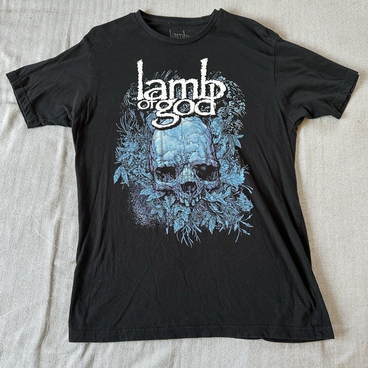 VTG Lamb Of God Heavy Metal Rock Band Shirt CL867 XXXXL
