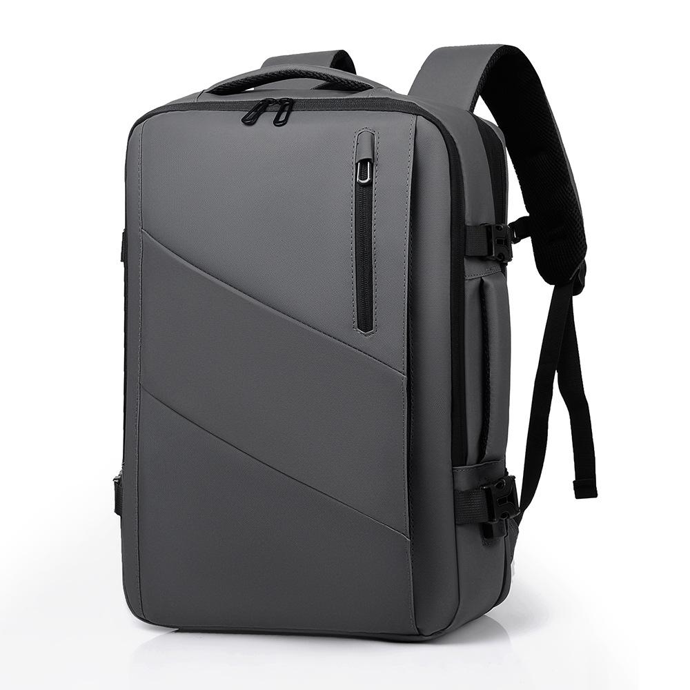 Schoolbag Large Capacity Backpack Computer Backpack Expandable Business Backpack Student Travel Bag Men's Shoulder Trend