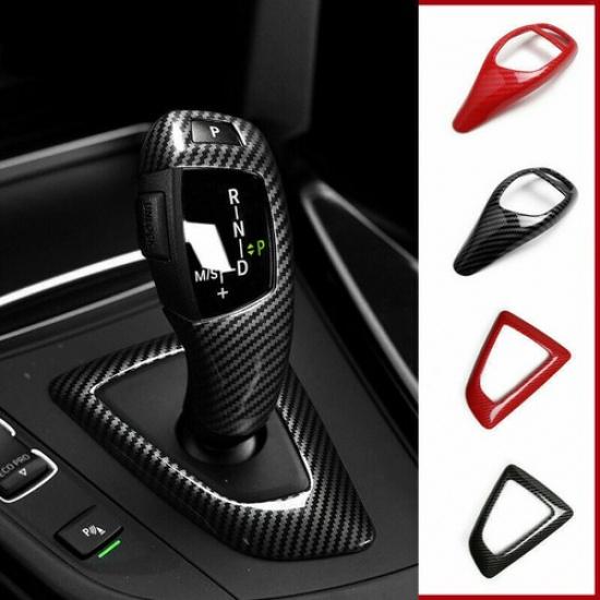 1pc For BMW F34 F35 3gt 5gt Series Carbon fiber style Car Gear Shift trim decals