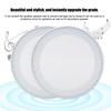 2PCS 5inch Mesh Protective Cover Sound Cover Speaker Loudspeaker Cover Decoration(White White)
