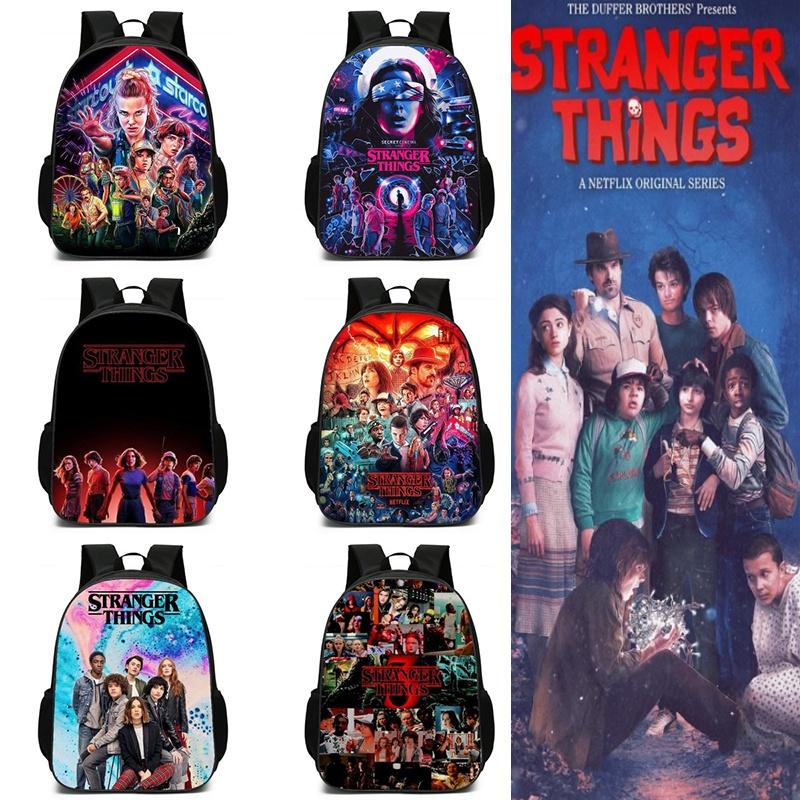 Stranger Things Backpack For Men Women Teenagers School Bag Outdoor Laptop Travel