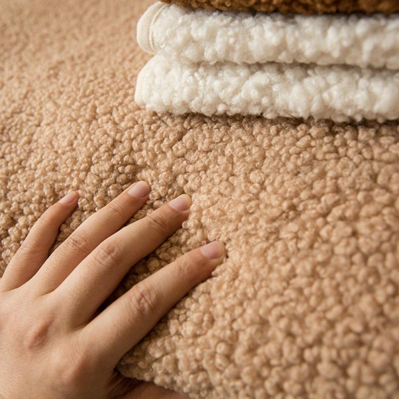 Winter Lamb Wool Sofa Cushion Anti Slip Nordic Minimalist Cushion, Universal All Season Thicken