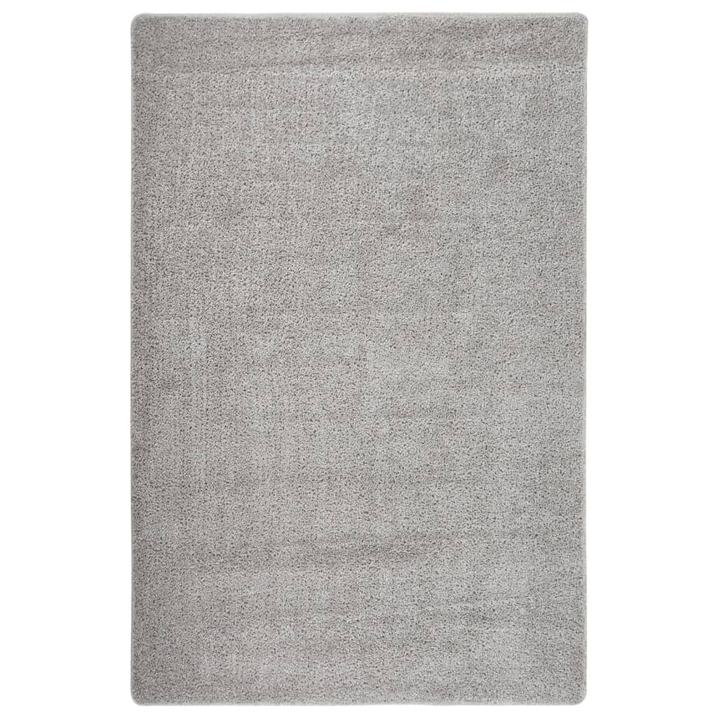 Vidaxl Shaggy Rug, Light Grey, 200X290 Cm, Non-Slip