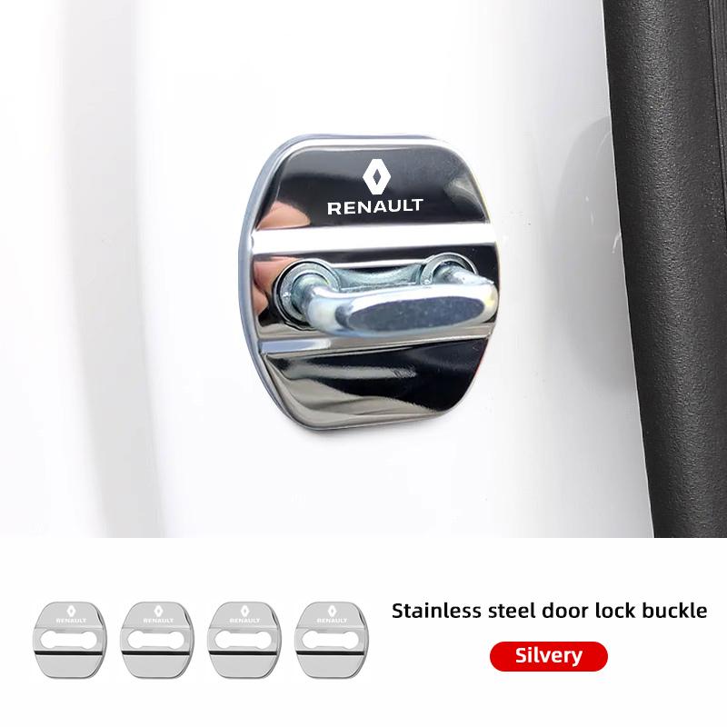 

2026 Hot For Renault Hub Caps Car Door Lock Cover Antirust Protection Case Sticker For Renault Scenic Clio QM6 Kadjar Koleos Meg