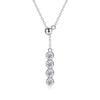 S925 Sterling Silver Moissanite Cross Pendant Clavicle Necklace for Women Luxury Sparkling Fine Jewelry Gift