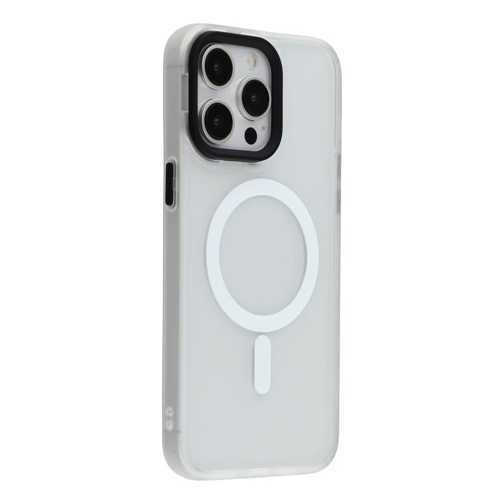 Dla iPhone 12 Pro/12 Magnetyczne Etui Półprzezroczyste z Wykończeniem typu Skin Odporne na Wstrząsy