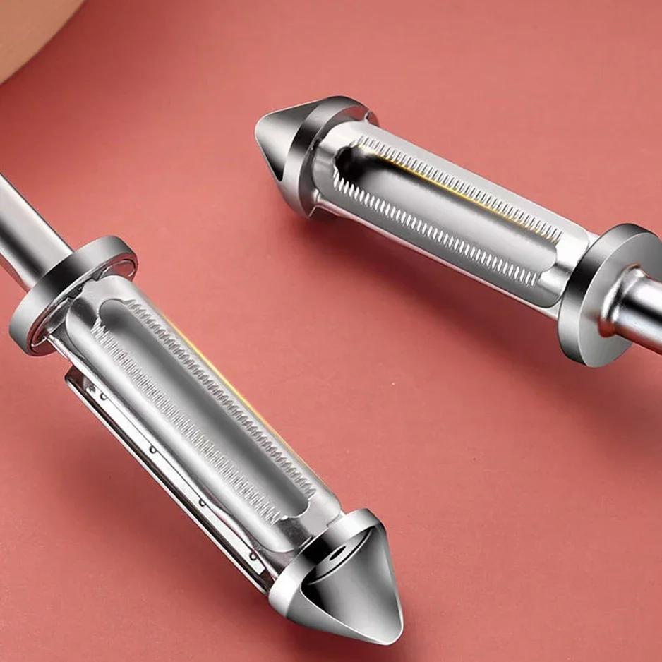 2025 3 in 1/5 in 1 Obst- und Gemüseschäler, Küchenzubehör, Legierung Scharfer Schäler Kartoffel Karotte Reibe Schäler Küchenhelfer