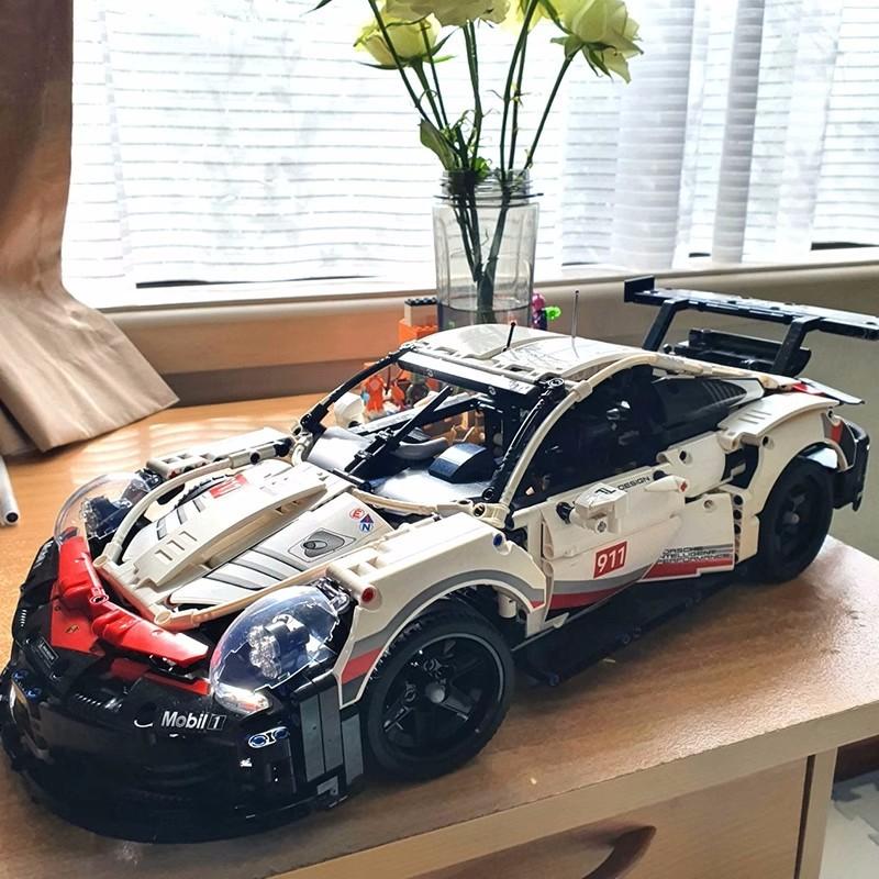 Porsche Da Lanbo 911 Baoma Puzzle Assemblage Bloc de Construction Voiture Jouets