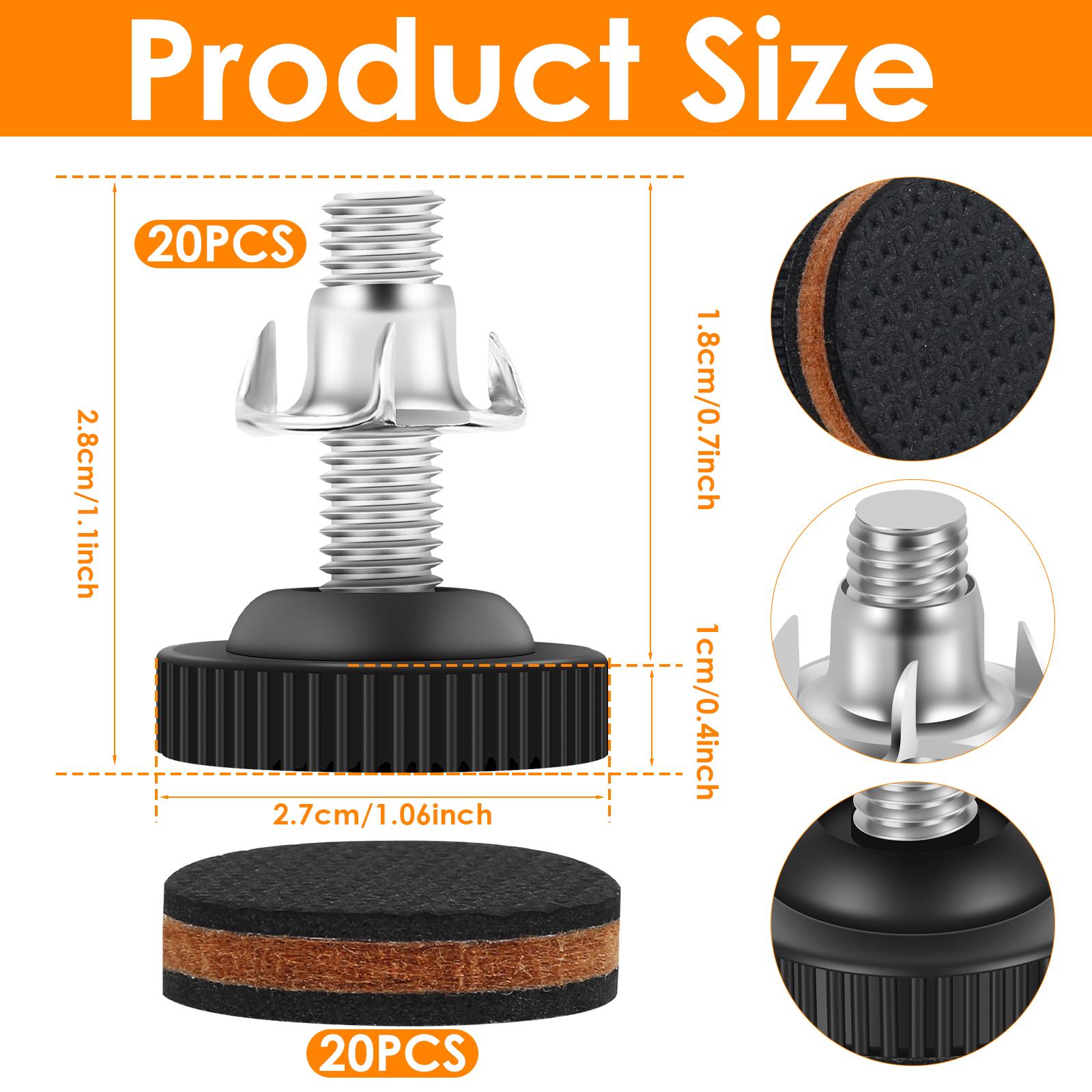 

20 шт. Регулируемые мебельные ножки-уровнители, увеличивающие высоту, противоскользящие подставки для ножек, подставки для дивана, стола, стула, защита пола