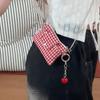Whimsical Tomato Shape Keyring Resin Alloy Crafted Charm Stylish Accessory Fashion Keychain Pendant for Keys Backpacks