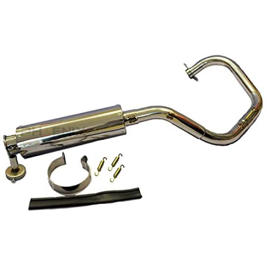 

PHOENIX Steel Muffler for Ape APE50 100 Carb All-Stainless