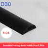 1PC 1M Floor Cord Cover Extension Wiring Duct Protector Power Cable Protector Covers Practical Wire Organizer Cord Protector