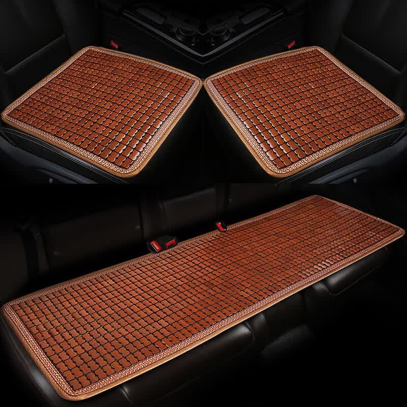 Bamboo Weave Cooling Seat Cushion for Car and Office