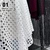 50*150cm Creative Cotton Mesh Fabric Hollow Texture Perspective Lace Clothing Designer Fabric For Sewing Apparel Costume
