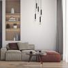 Suspension décorative 5xE27 23W IP20 – Métal noir