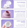 3/4Pcs Travel Botttles Set Refillable Bottle Cosmetic Containers 60ml Cream Lotion Shampoo Travel Dispenser Squeeze Tube Makeup