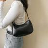 1 Pcs Shoulder Bag Trendy Underarm Handbag Versatile Niche Solid Color Mobile Phone Bag Girls' Shoulder Bag Handbag