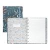Filofax Botanical Collection Refillable Notebook, A5 Size, 112 Ruled, Repositionable Pages, 56 Sheets, Blue (B179518U)