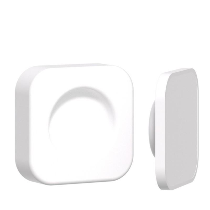 Magnetic No-Punch Wall-Mount Hook & Remote Holder