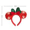 Cute bow headband Christmas women's sweet hair headband hair clip holiday party hair tie headband decoration 2026