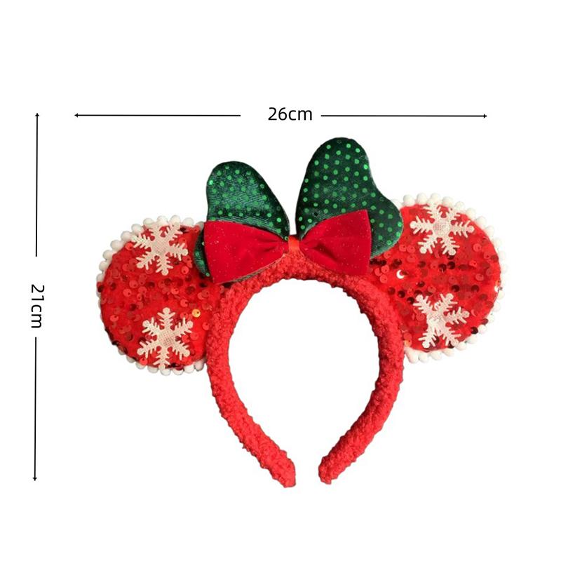 Cute bow headband Christmas women's sweet hair headband hair clip holiday party hair tie headband decoration 2026
