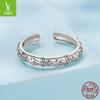 Vintage Relief Bow Open Ring, Medieval Jewelry S925 Sterling Silver Ring.