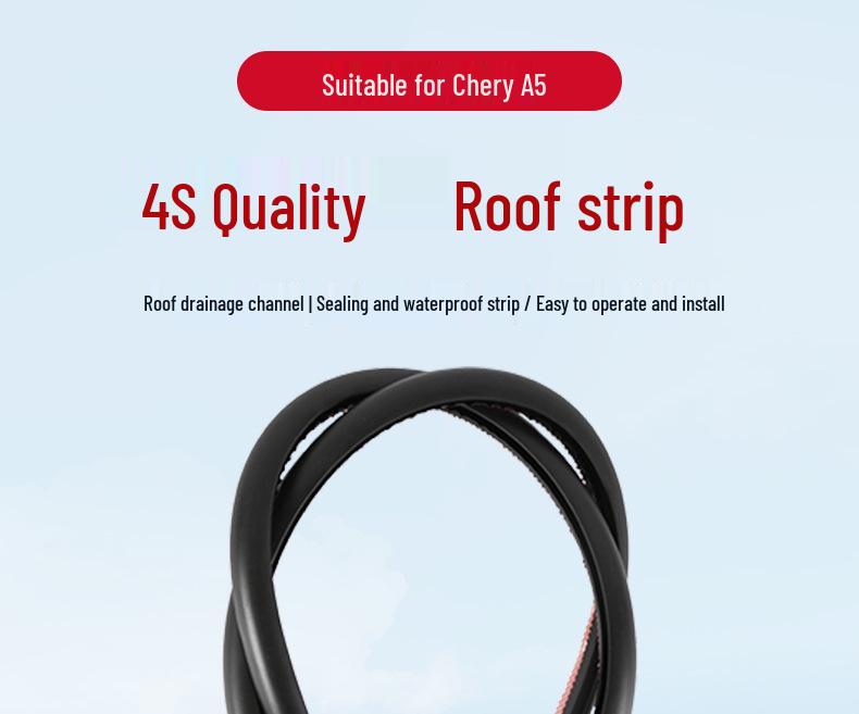 Chery A5 Roof Rack PVC Rubber Sealing Strips
