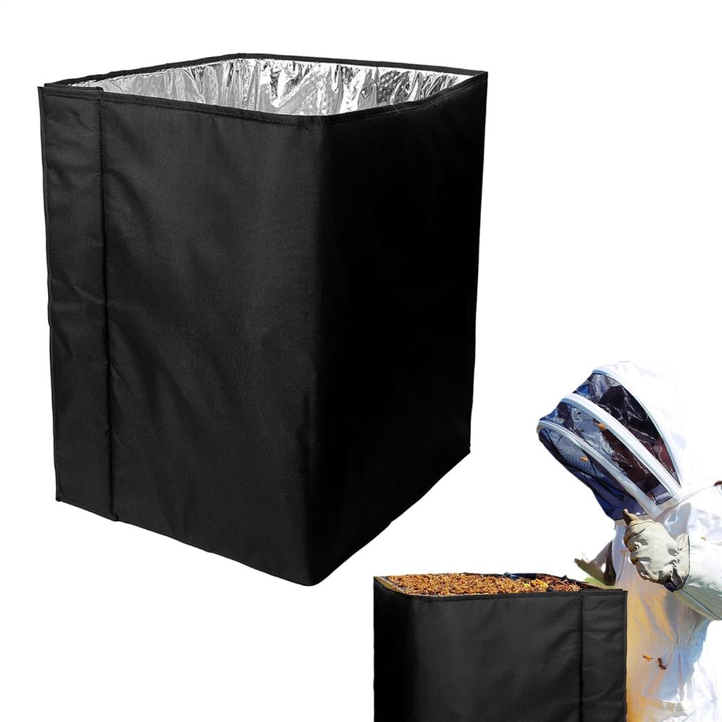 60x46cm Winter Bee Hive Wrap Waterproof Bee Hive Insulation Wrap Oxford Cloth Bee Hive Wrap Protective Bee Cover Bee Box