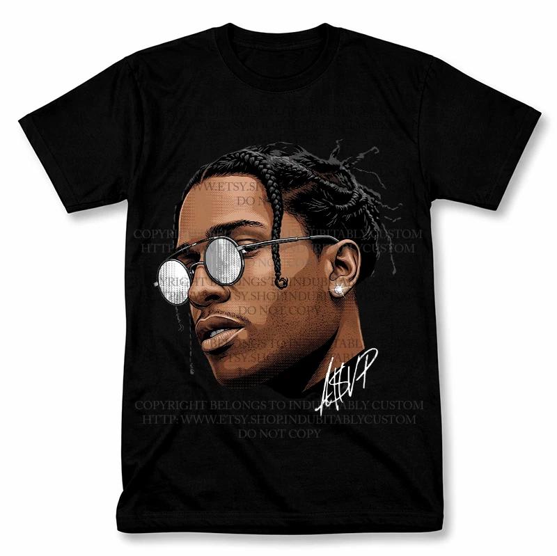 ASAP Rocky T-Shirt Asap Mob 90 s Hip Hop Graphic T Shirt Vintage Rap Tee S