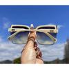 Oversized Sunglasses Man Woman Fashion Rimless Vintage Square Sun Glasses Eyewear Luxury Brand Design UV400 Female Shades