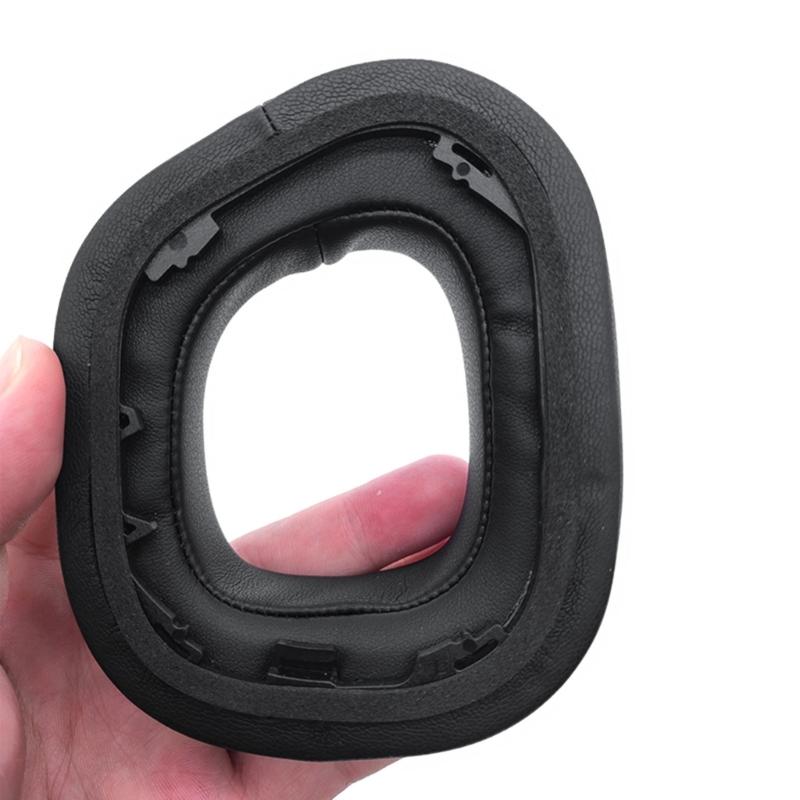 1 Pair Earpads Ear Pads Ear Sponge Covers Improved Comfort Soft Earmuff Repair Part for HS80 RGB Gaming Headset