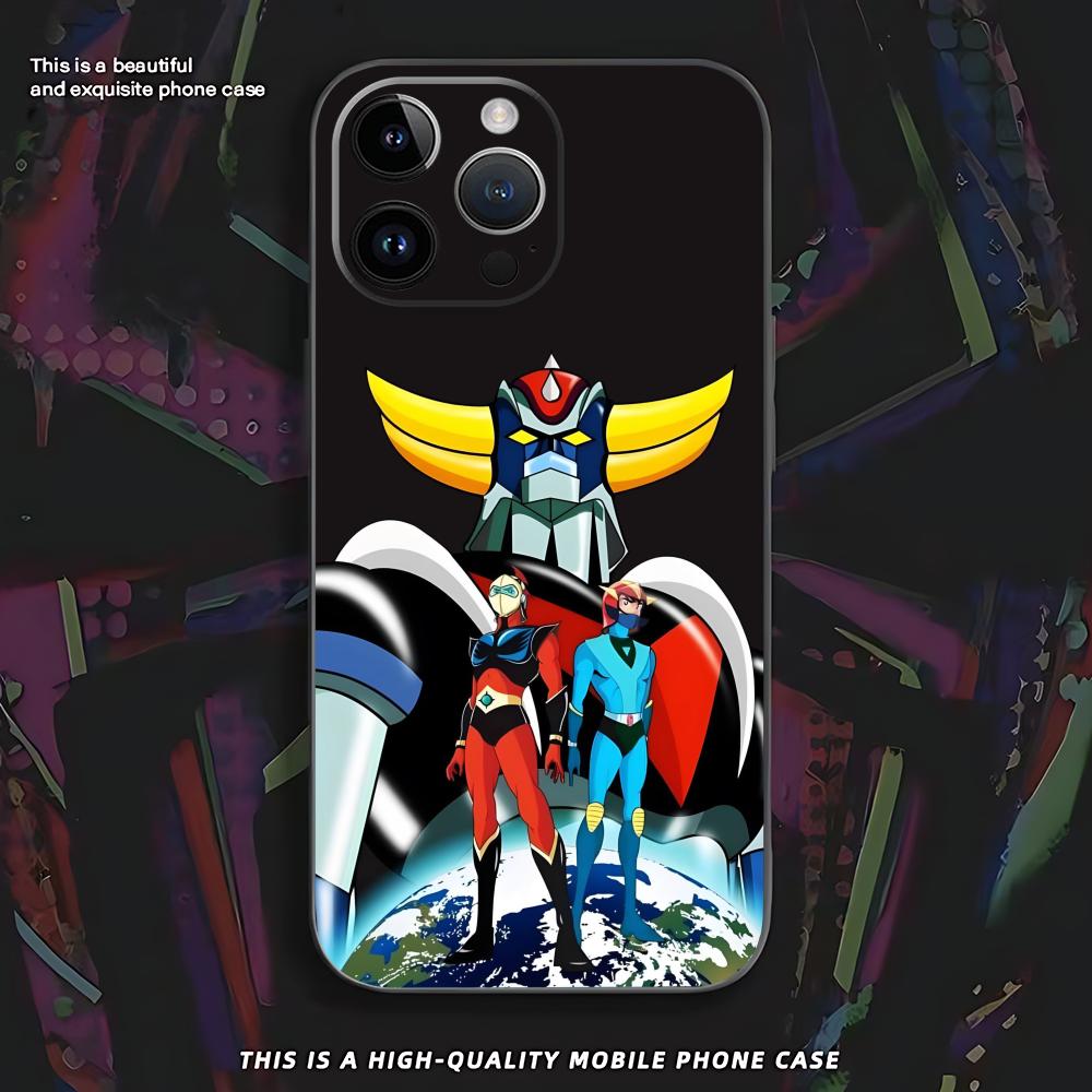 UFO Robot G-Goldoraes Phone Case For iPhone 17 Air 16 E 15 14 13 12 11 XS XR Plus Mini Pro Max Soft Black Cover