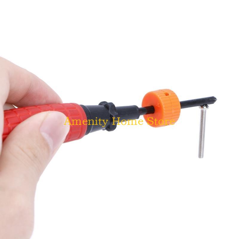 F26C 5Pcs Mini Magetizer Ring Pick Up Tool For Screwdriver Bits 4/5/6mm New