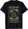 God Said Maxwell Equations And Then There Was Light Physics T-Shirt